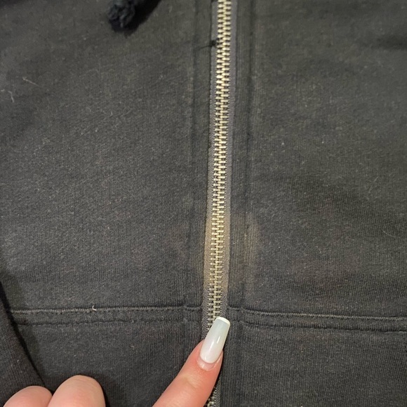 Unsimply Stitched Mens Black Zip Up Cotton M A15 - Picture 4 of 4